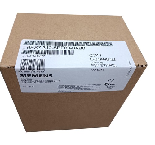 6es7 312 5be03 0ab0 - nuova, cpu